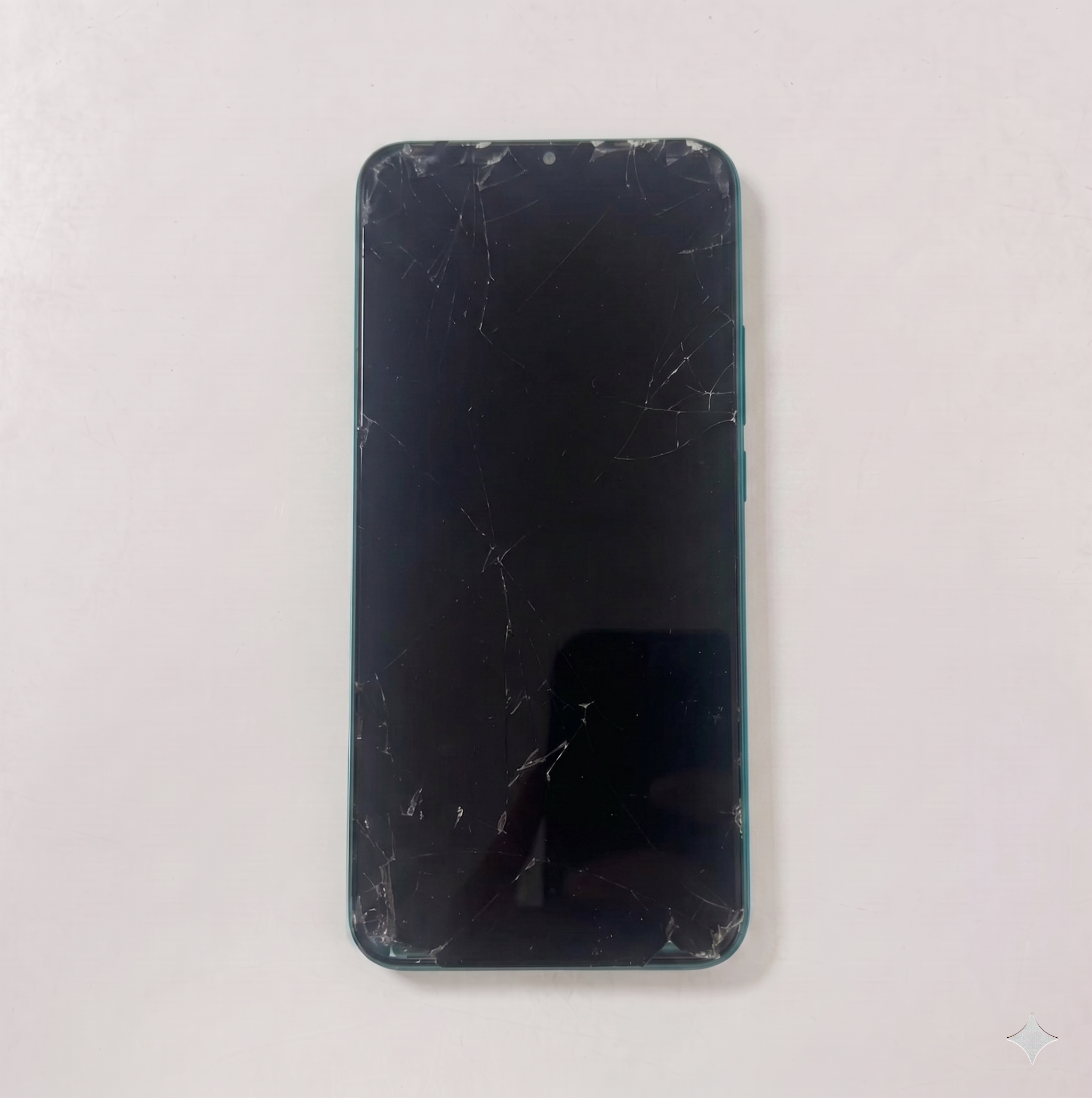 Redmi 9 pantalla rota antes de reparar — Rapidfix Granada