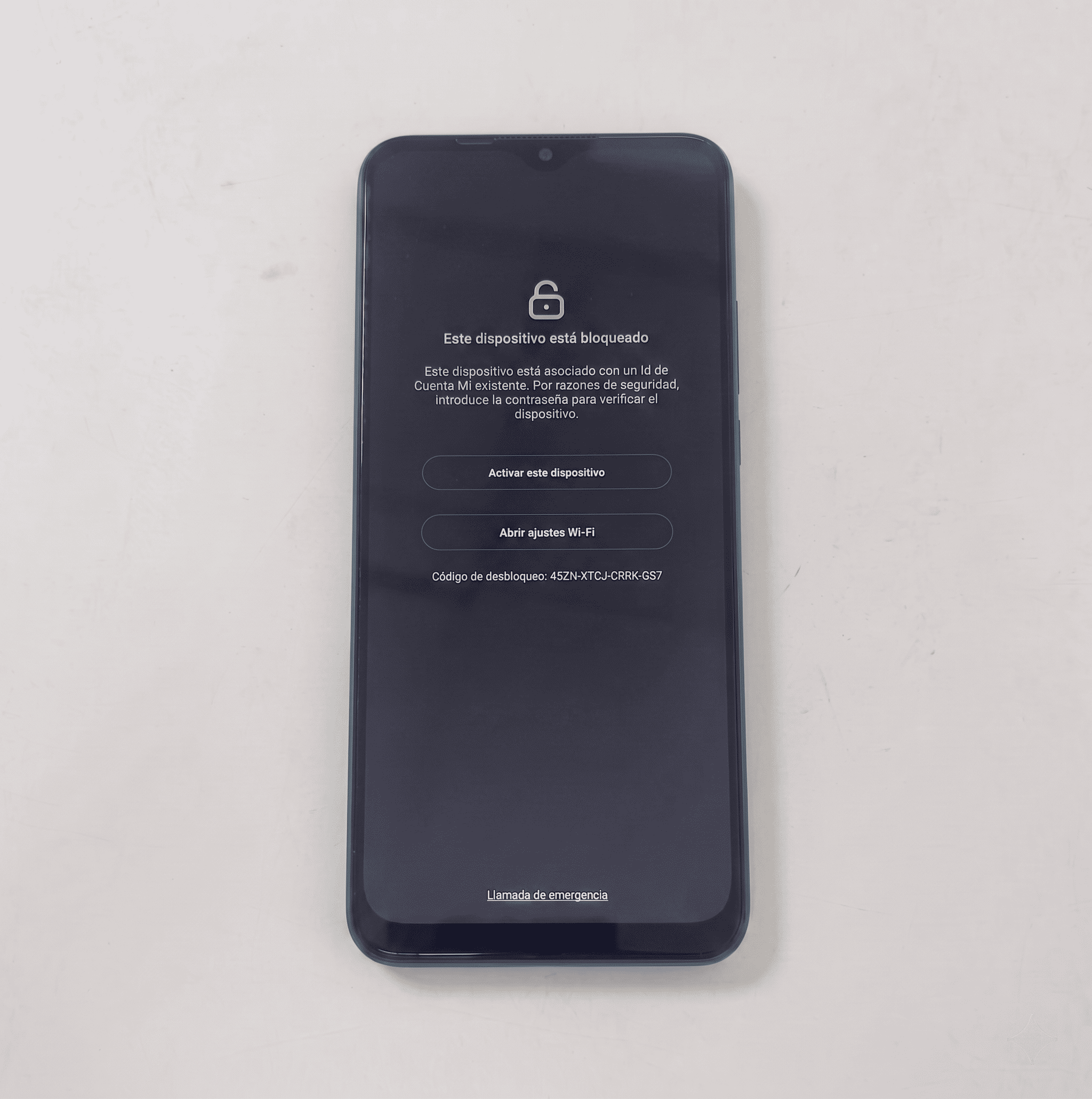 Redmi bloqueado antes de desbloquear — Rapidfix Granada